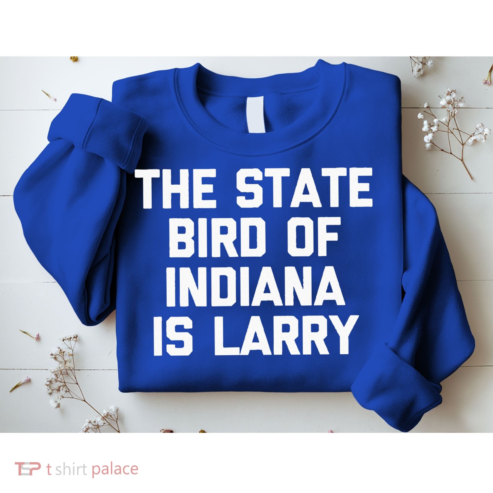 The State Bird Of Indiana Is Larry Funny Basketball Sweatshirt