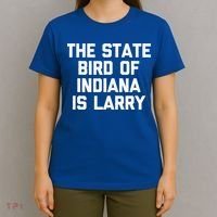 The State Bird Of Indiana Is Larry Funny Basketball T-Shirt thumb 4