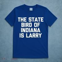 The State Bird Of Indiana Is Larry Funny Basketball T-Shirt thumb 5