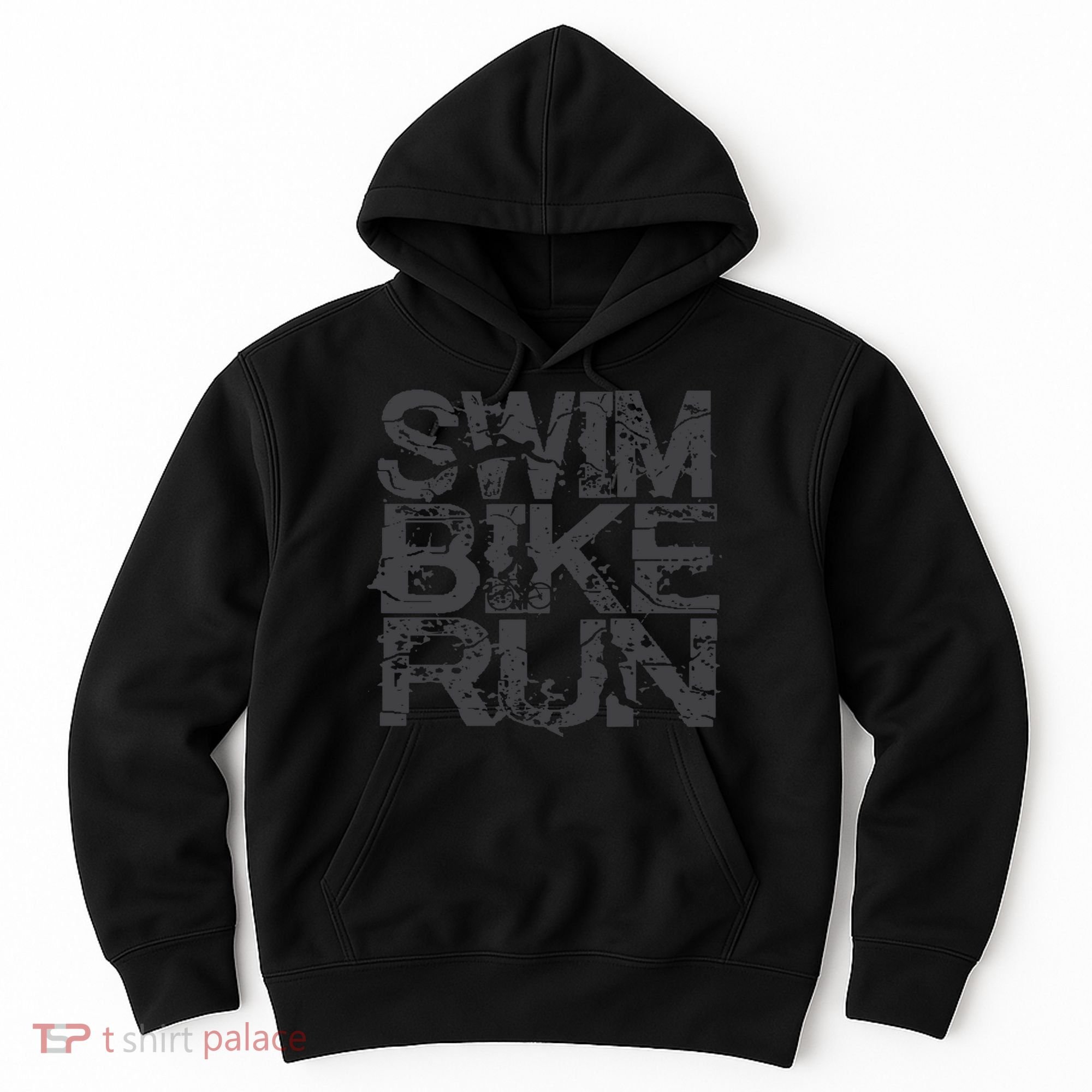 Triathlon Swim Bike Run Triathlete Hoodie