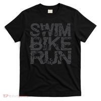 Triathlon Swim Bike Run Triathlete T-Shirt thumb 0
