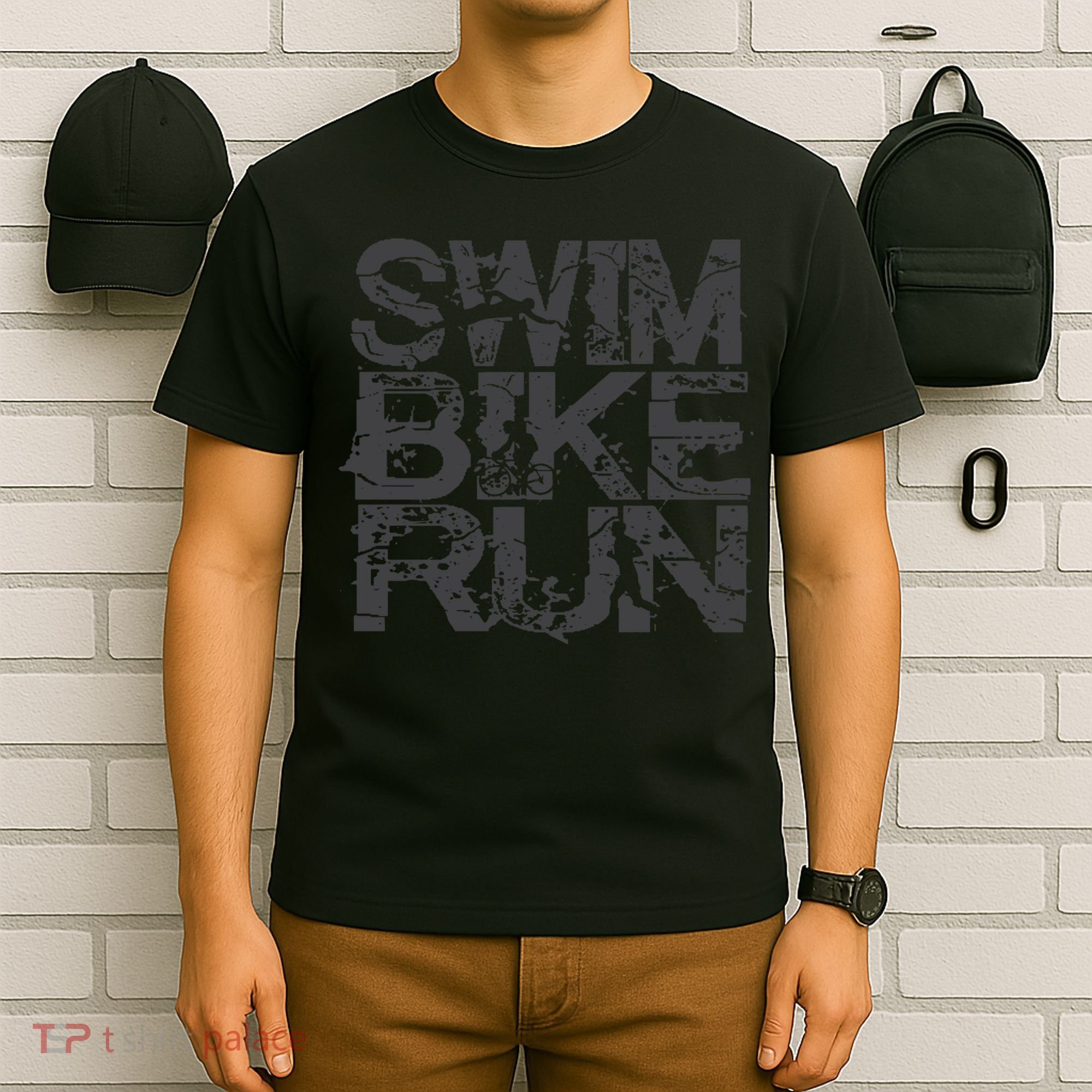 Triathlon Swim Bike Run Triathlete T-Shirt