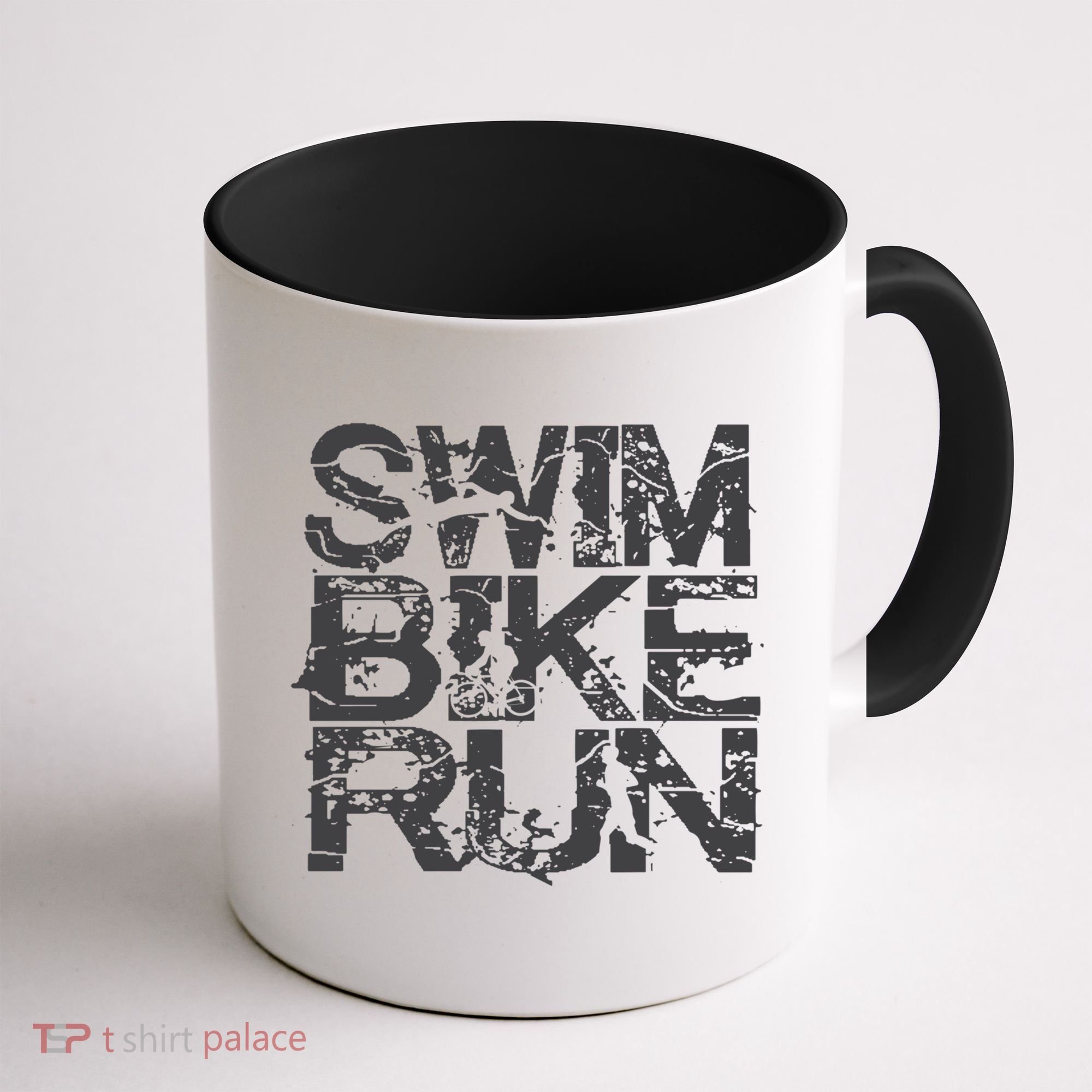 Triathlon Swim Bike Run Triathlete Coffee Mug
