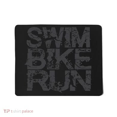 Triathlon Swim Bike Run Triathlete Mousepad