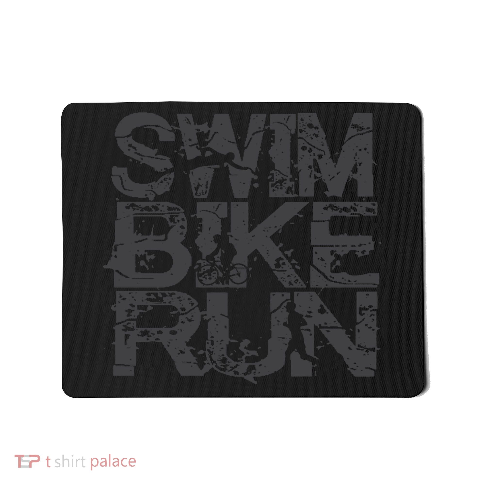 Triathlon Swim Bike Run Triathlete Mousepad