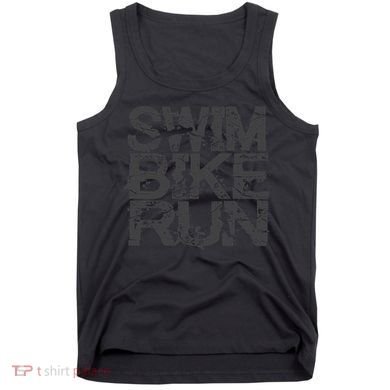 Triathlon Swim Bike Run Triathlete Tank Top