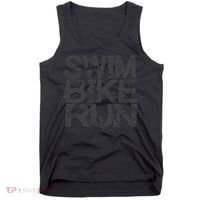 Triathlon Swim Bike Run Triathlete Tank Top thumb 0