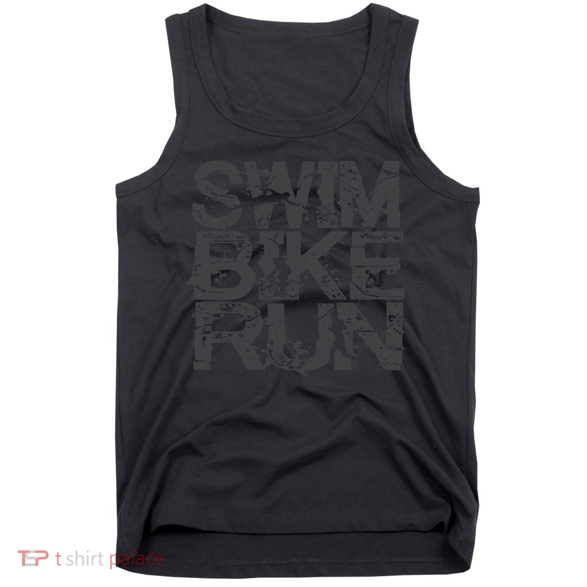 Triathlon Swim Bike Run Triathlete Tank Top