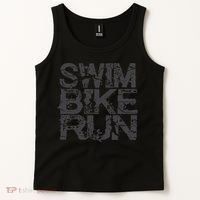 Triathlon Swim Bike Run Triathlete Tank Top thumb 2