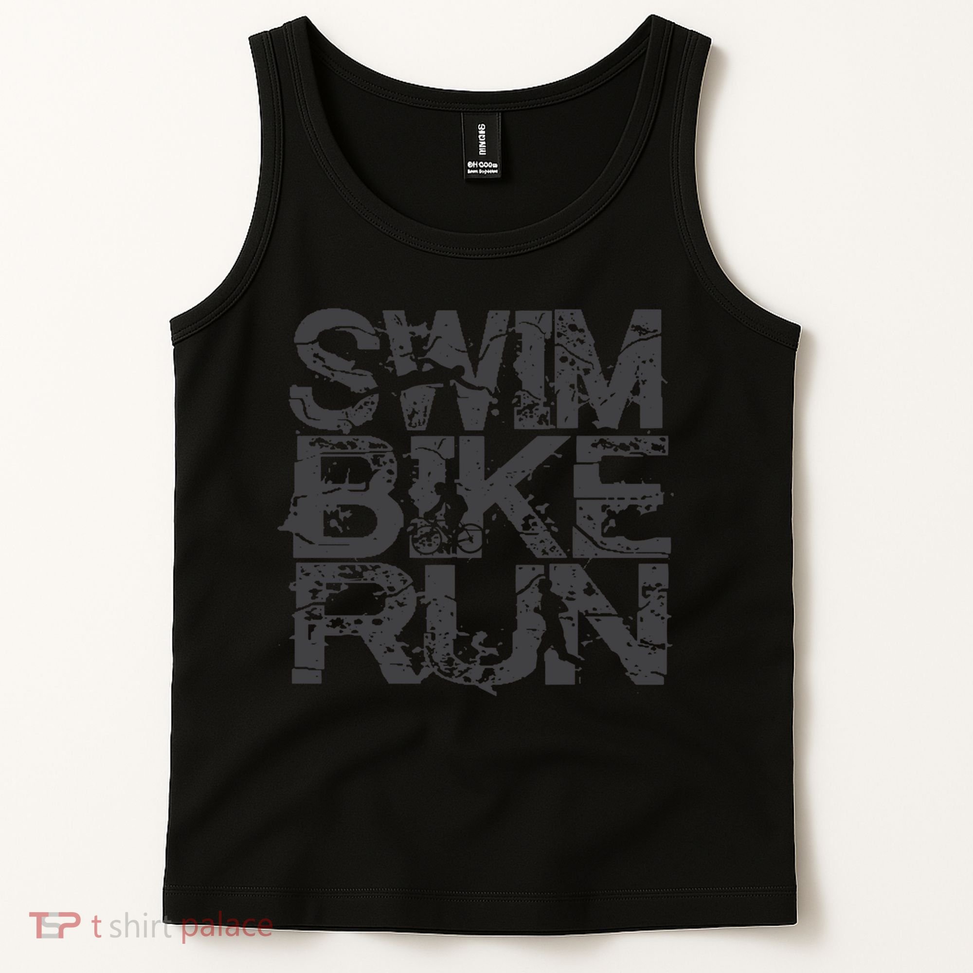 Triathlon Swim Bike Run Triathlete Tank Top