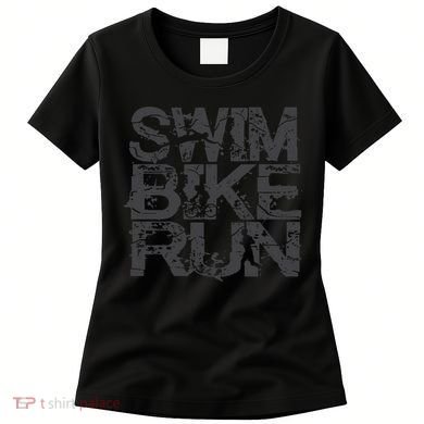 Triathlon Swim Bike Run Triathlete Women's T-Shirt