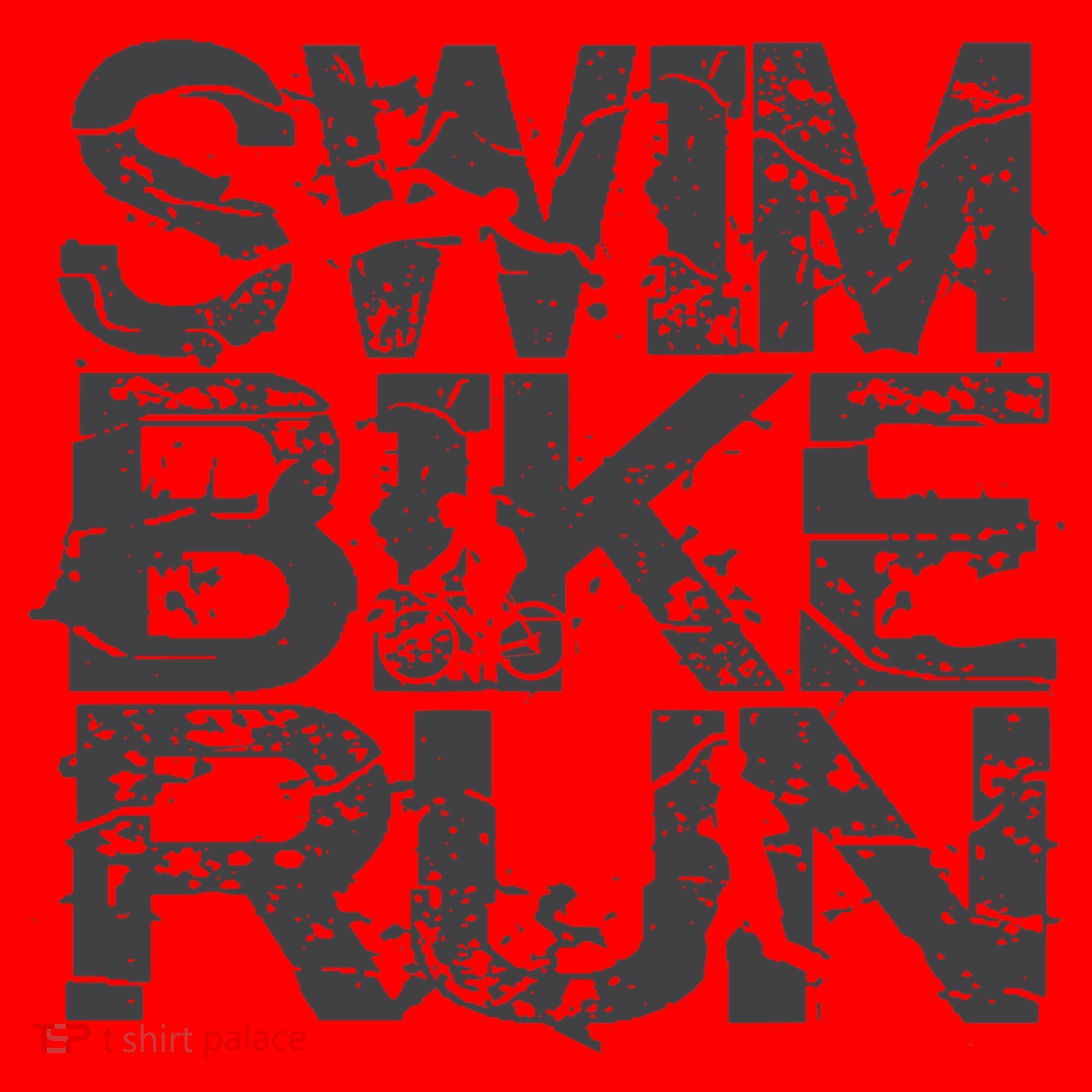 Triathlon Swim Bike Run Triathlete Santa Hat