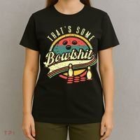 Thats Some Bowlshit Bowling Pun Bowler T-Shirt thumb 4