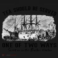 Tea Should Be Served One Of Two Ways Boston Party Toddler Hoodie thumb 2
