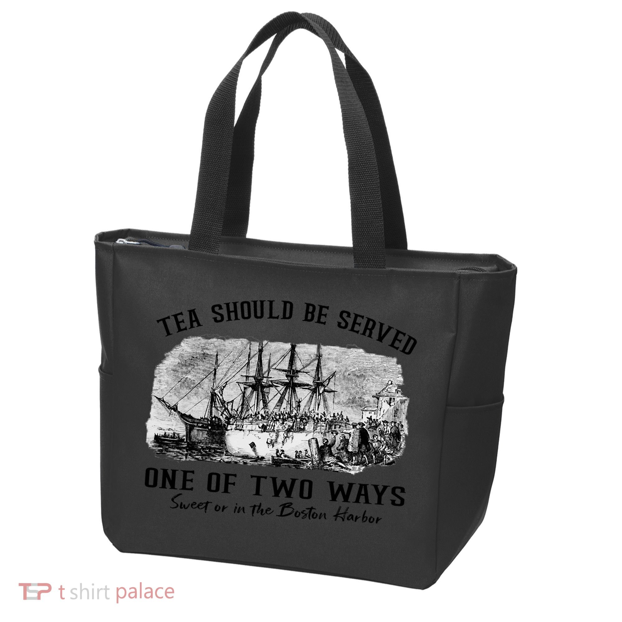 Tea Should Be Served One Of Two Ways Boston Party Tote Bag
