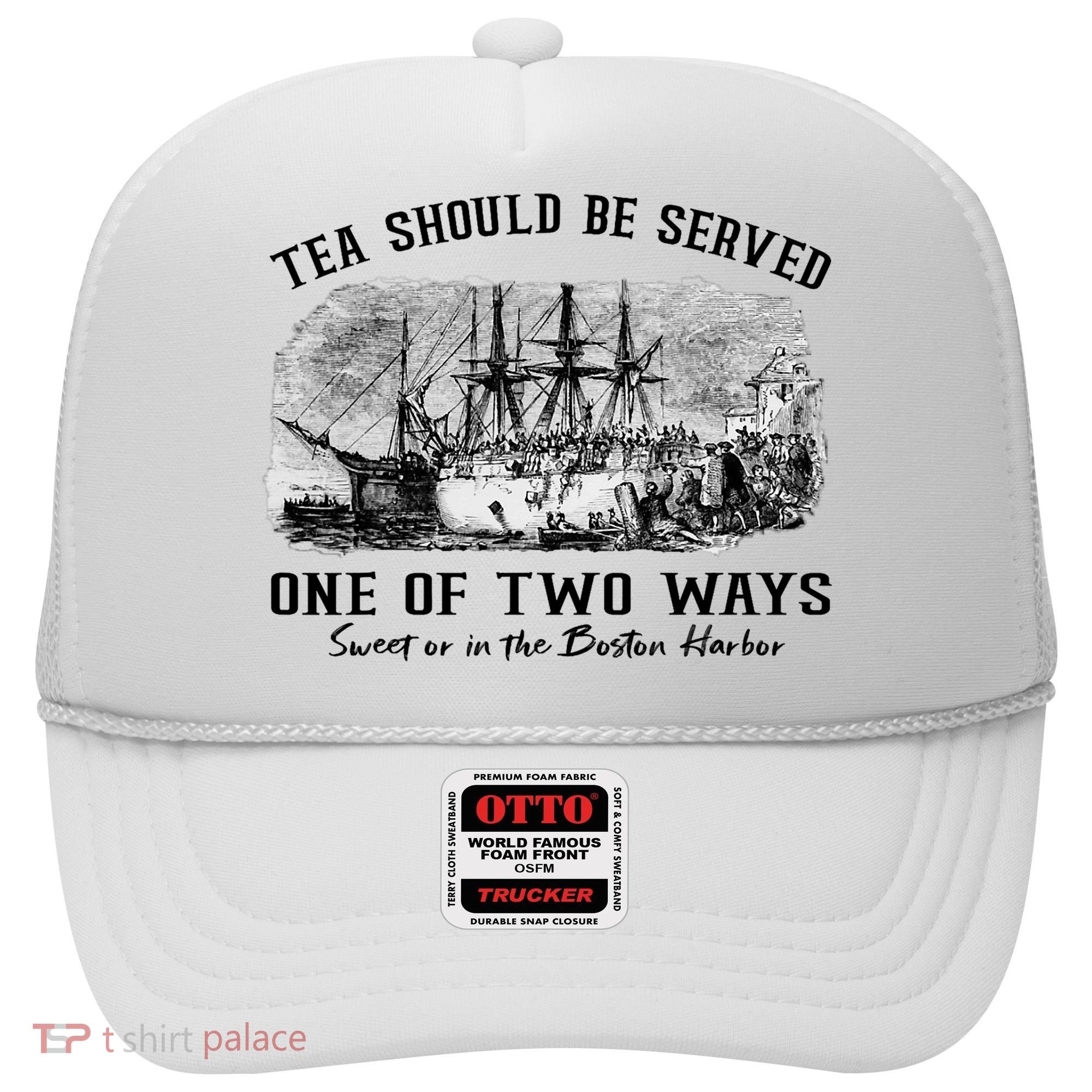 Tea Should Be Served One Of Two Ways Boston Party Hat