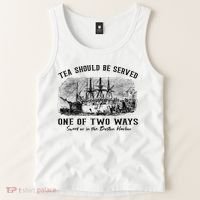 Tea Should Be Served One Of Two Ways Boston Party Tank Top thumb 2