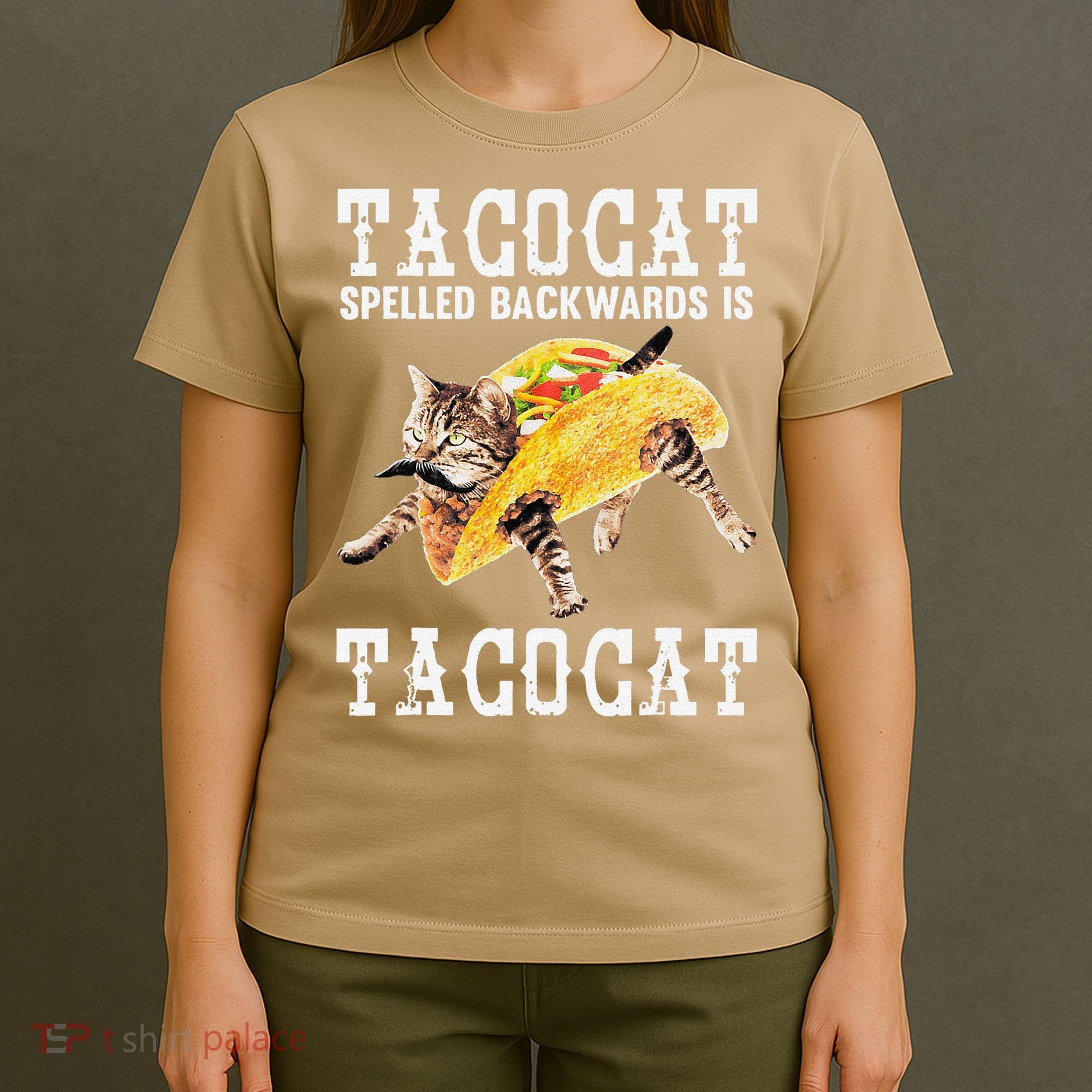 Tacocat Spelled Backward Is Taco Cat T-Shirt