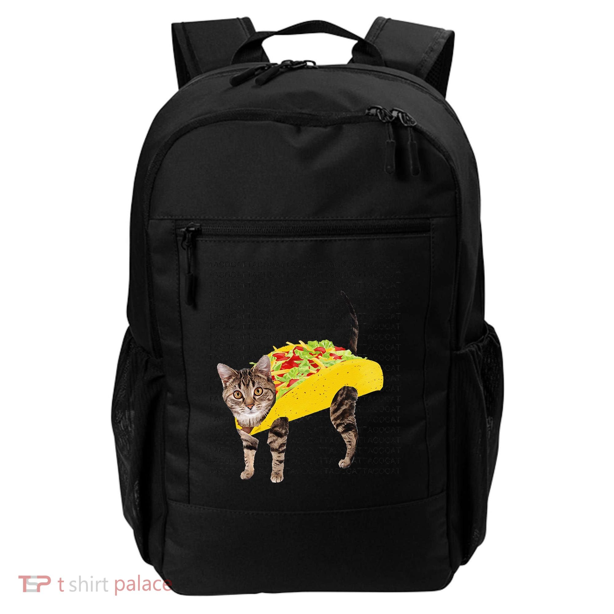 Tacocat Spelled Backwards Is Tacocat Funny Taco Cat Backpack