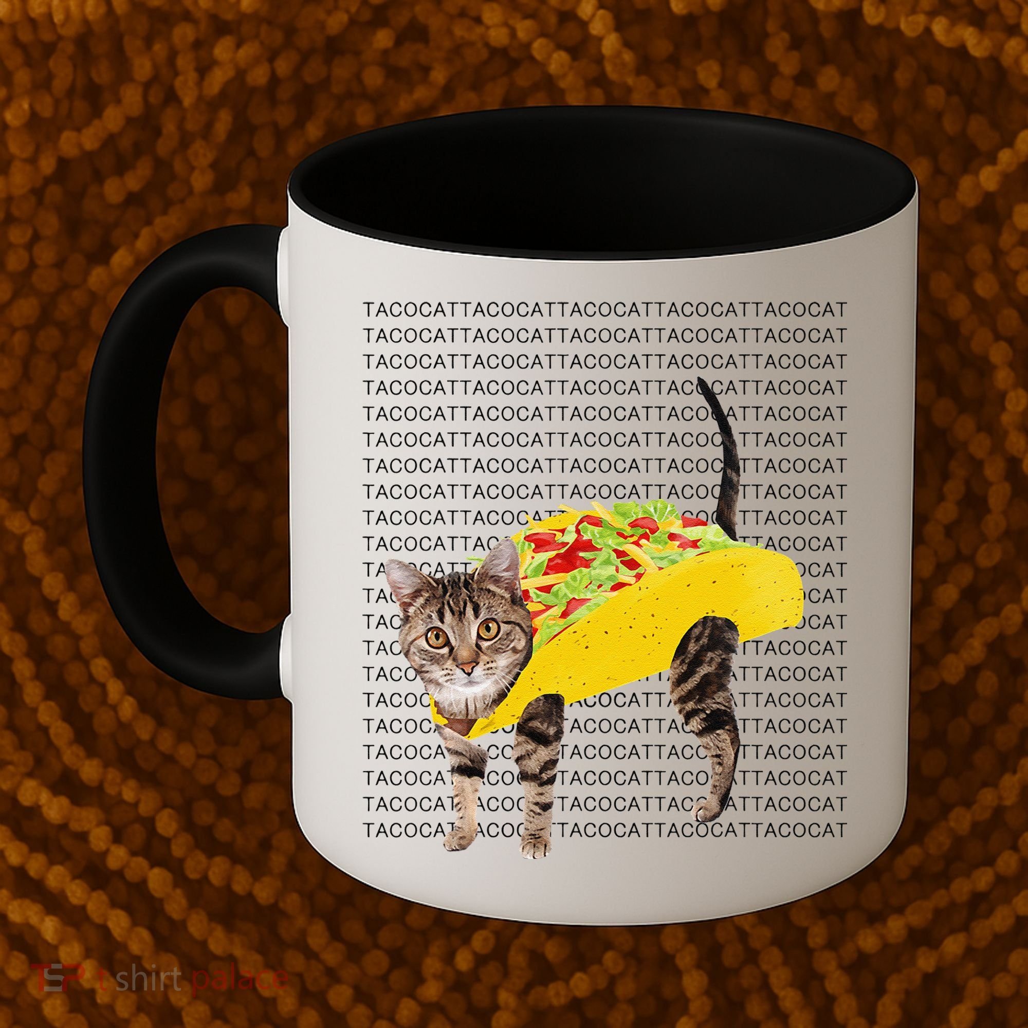 Tacocat Spelled Backwards Is Tacocat Funny Taco Cat Coffee Mug