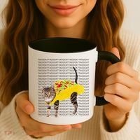 Tacocat Spelled Backwards Is Tacocat Funny Taco Cat Coffee Mug thumb 3