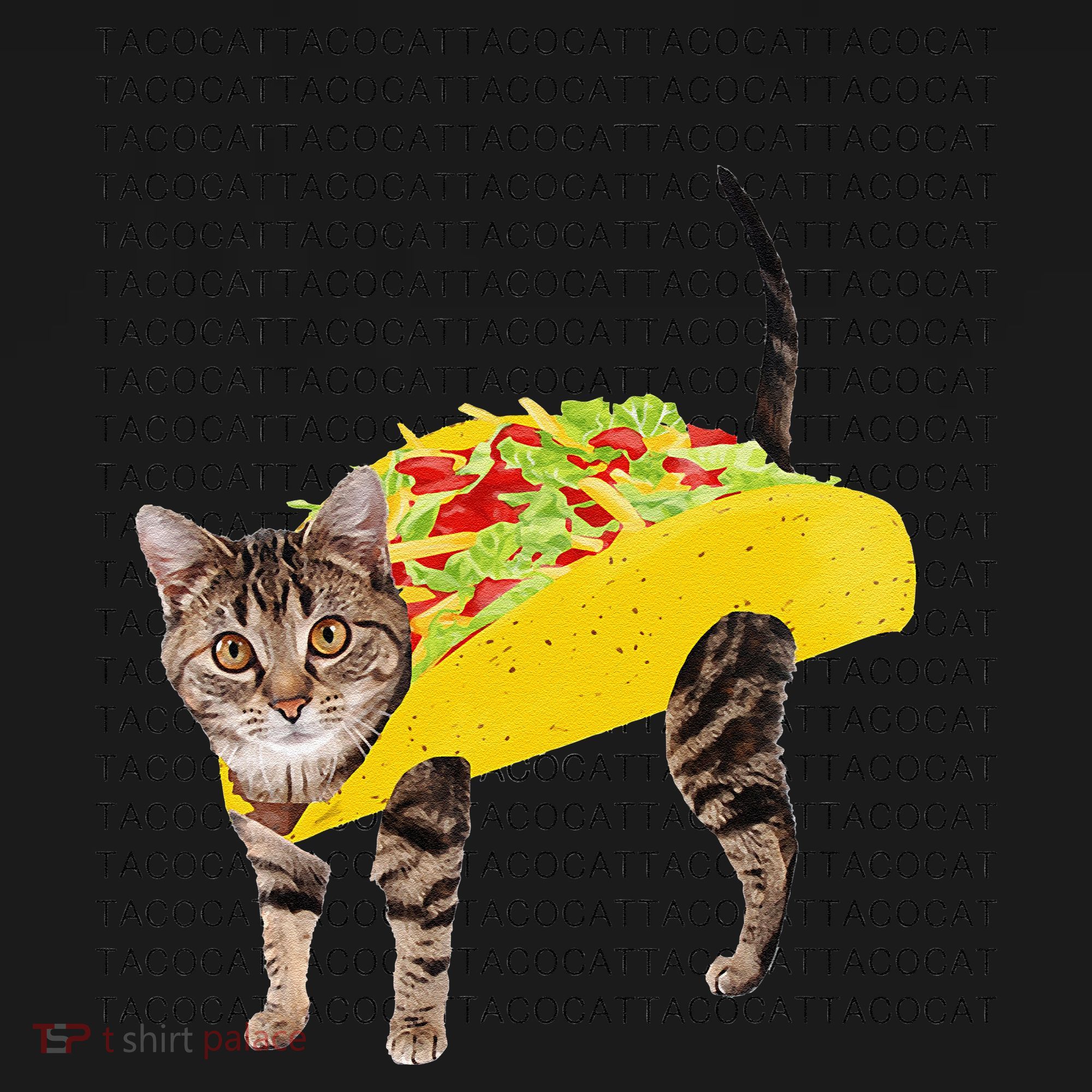 Tacocat Spelled Backwards Is Tacocat Funny Taco Cat Coaster