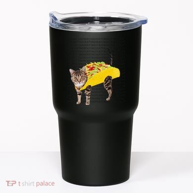 Tacocat Spelled Backwards Is Tacocat Funny Taco Cat Tumbler