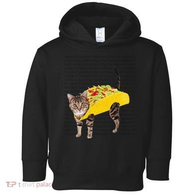 Tacocat Spelled Backwards Is Tacocat Funny Taco Cat Toddler Hoodie