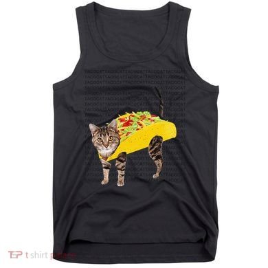 Tacocat Spelled Backwards Is Tacocat Funny Taco Cat Tank Top