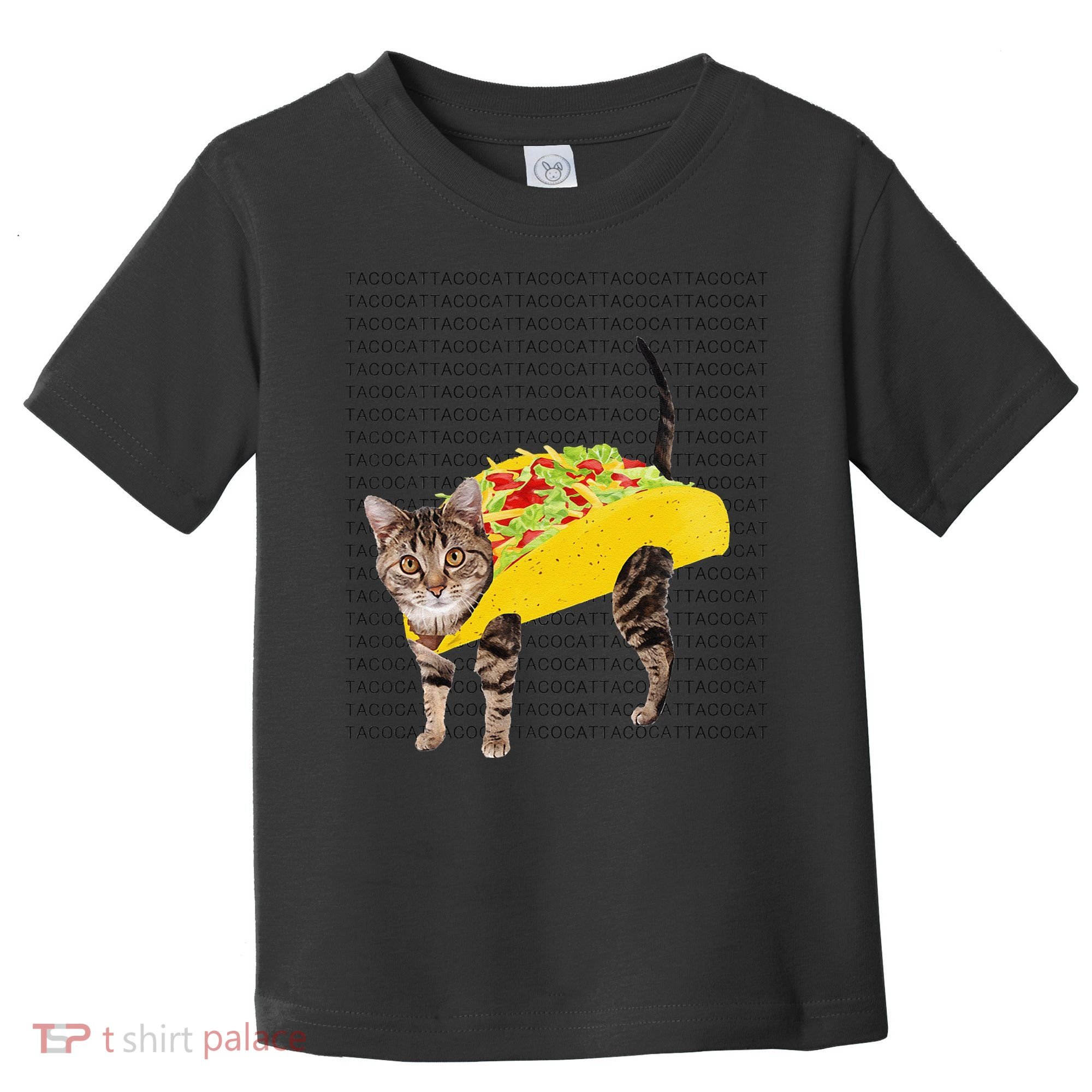 Tacocat Spelled Backwards Is Tacocat Funny Taco Cat Toddler T-Shirt