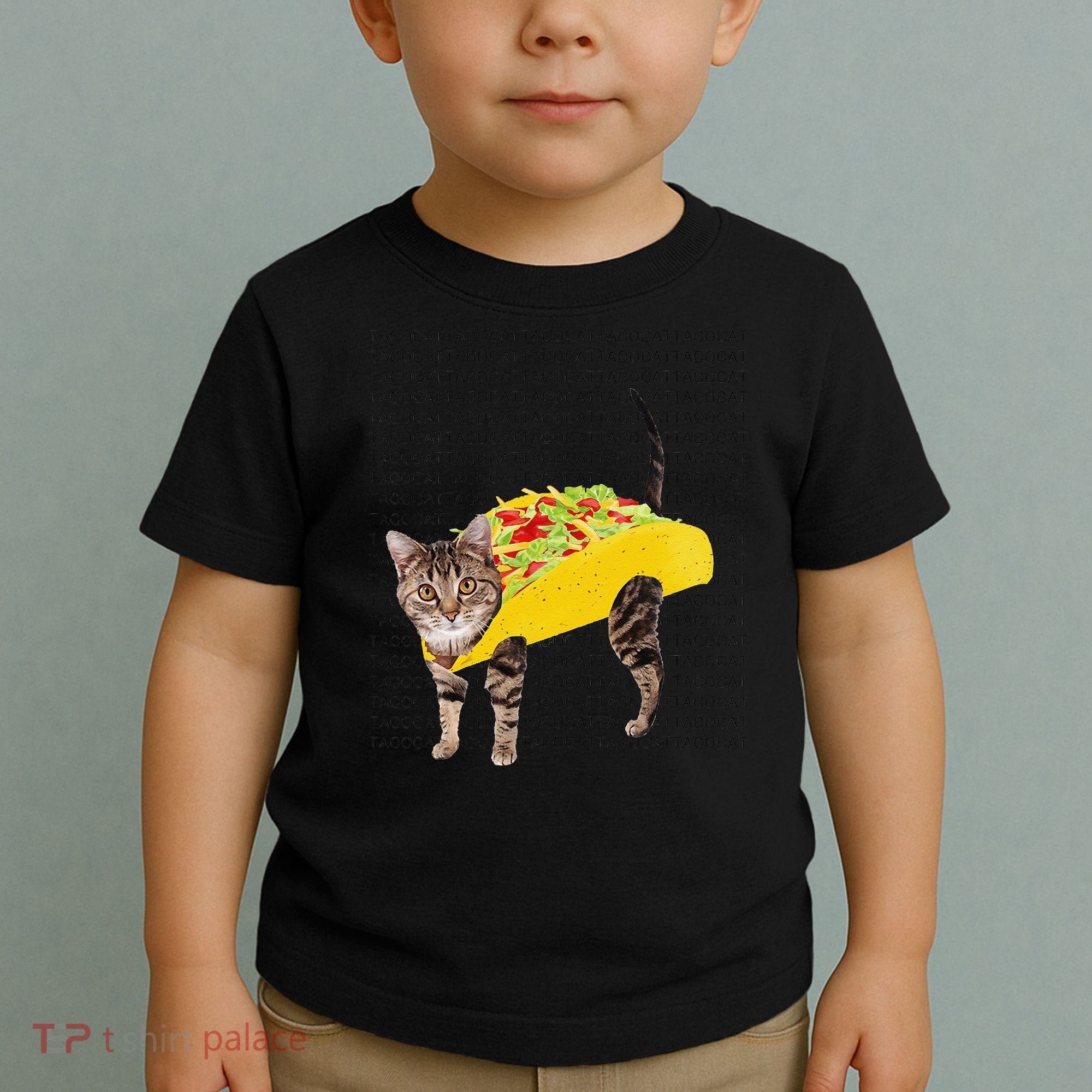 Tacocat Spelled Backwards Is Tacocat Funny Taco Cat Toddler T-Shirt