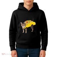 Tacocat Spelled Backwards Is Tacocat Funny Taco Cat Kids Hoodie thumb 4