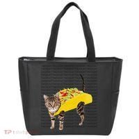 Tacocat Spelled Backwards Is Tacocat Funny Taco Cat Tote Bag thumb 0