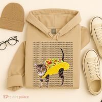 Tacocat Spelled Backwards Is Tacocat Funny Taco Cat Hoodie thumb 4