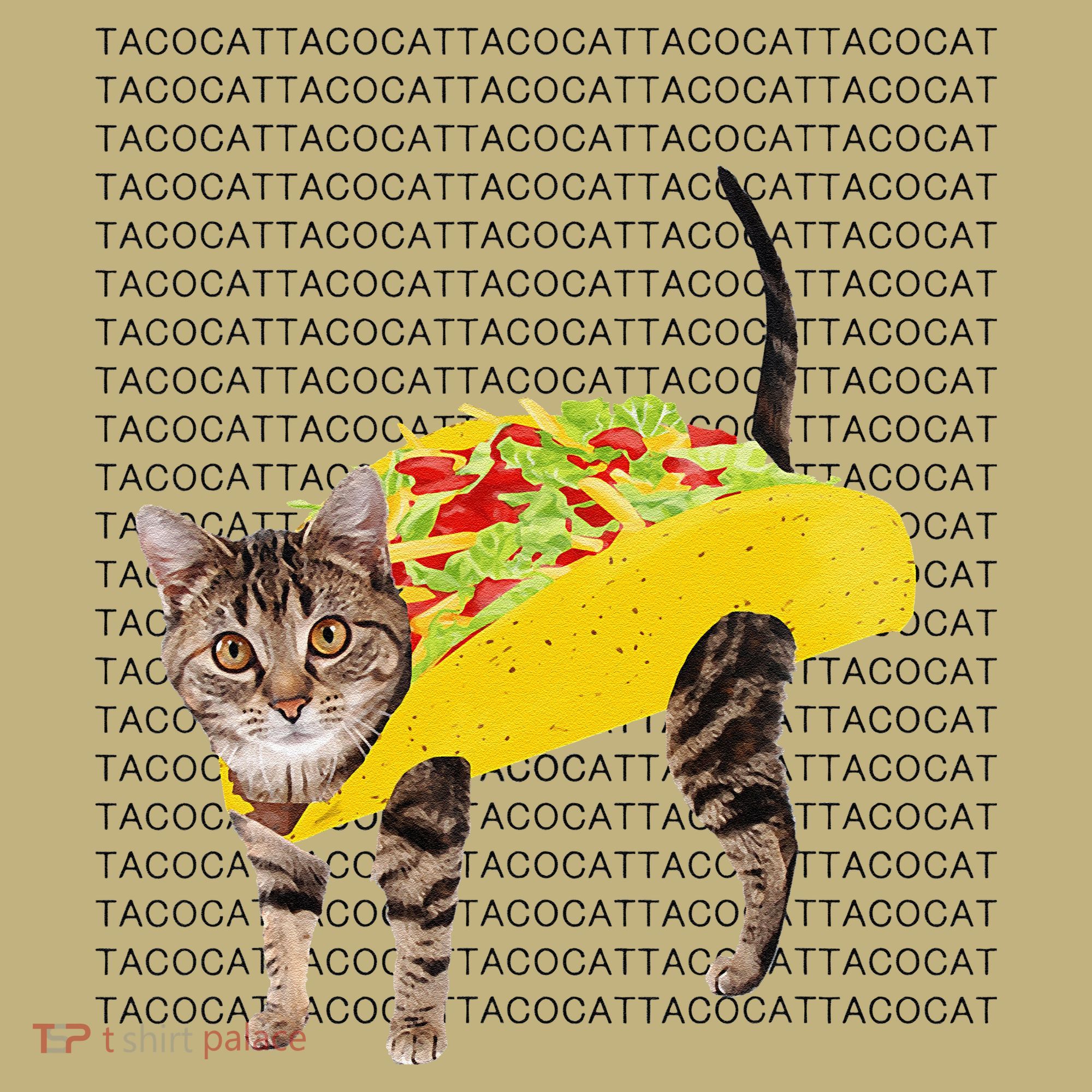 Tacocat Spelled Backwards Is Tacocat Funny Taco Cat Long Sleeve Shirt