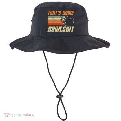 ThatS Some Bowlshit Retro Bowling Bowler Vintage Graphic Gift Bucket Hat