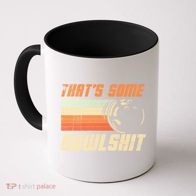 ThatS Some Bowlshit Retro Bowling Bowler Vintage Graphic Gift Coffee Mug
