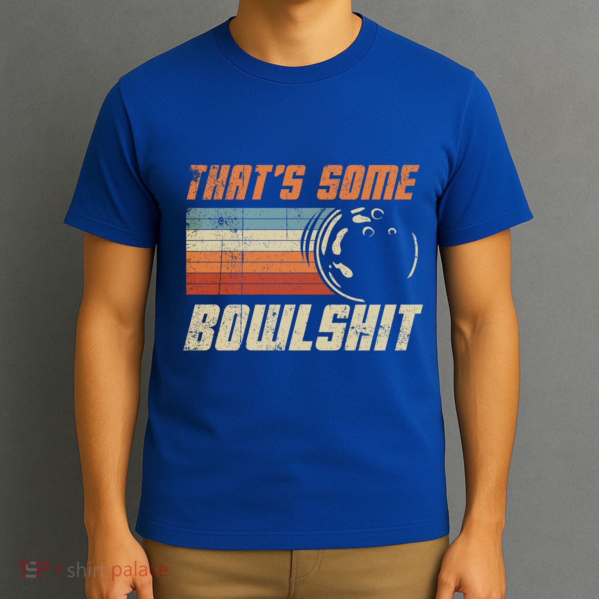 ThatS Some Bowlshit Retro Bowling Bowler Vintage Graphic Gift T-Shirt