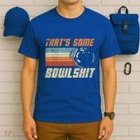 ThatS Some Bowlshit Retro Bowling Bowler Vintage Graphic Gift T-Shirt thumb 6