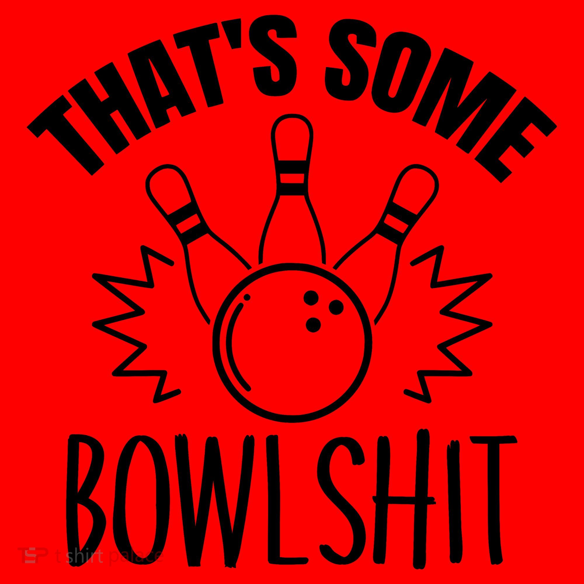 That's Some Bowlshit Funny Bowling Team Party Santa Hat
