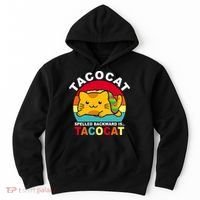 Tacocat Spelled Backward Is Tacocat Funny Hoodie thumb 0