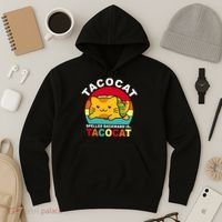 Tacocat Spelled Backward Is Tacocat Funny Hoodie thumb 3