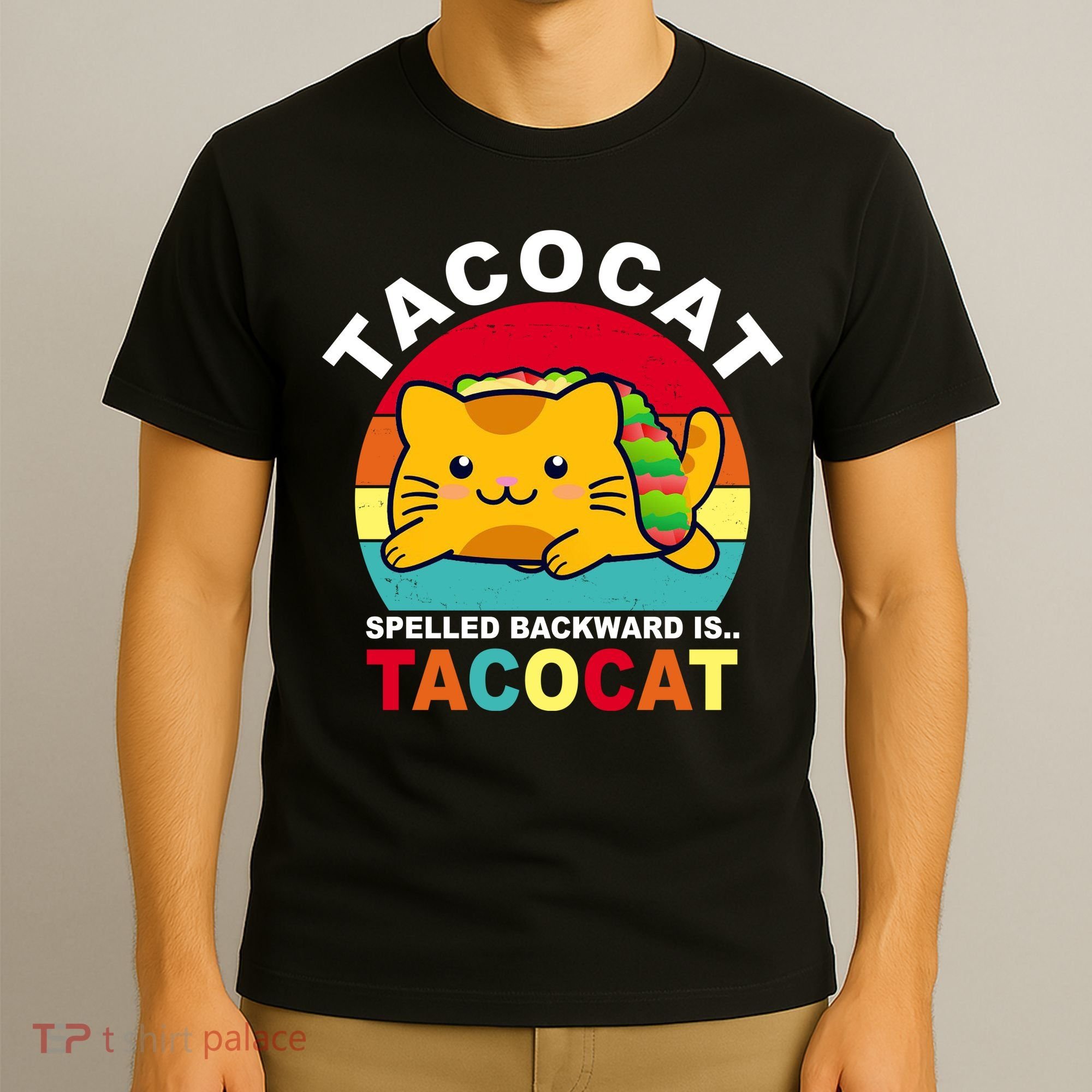 Tacocat Spelled Backward Is Tacocat Funny T-Shirt