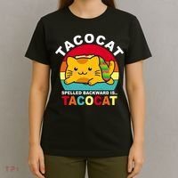 Tacocat Spelled Backward Is Tacocat Funny T-Shirt thumb 4
