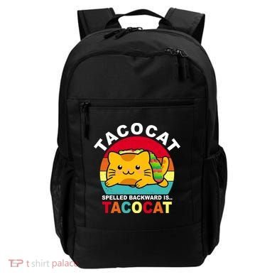 Tacocat Spelled Backward Is Tacocat Funny Backpack