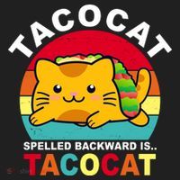 Tacocat Spelled Backward Is Tacocat Funny Beanie thumb 2