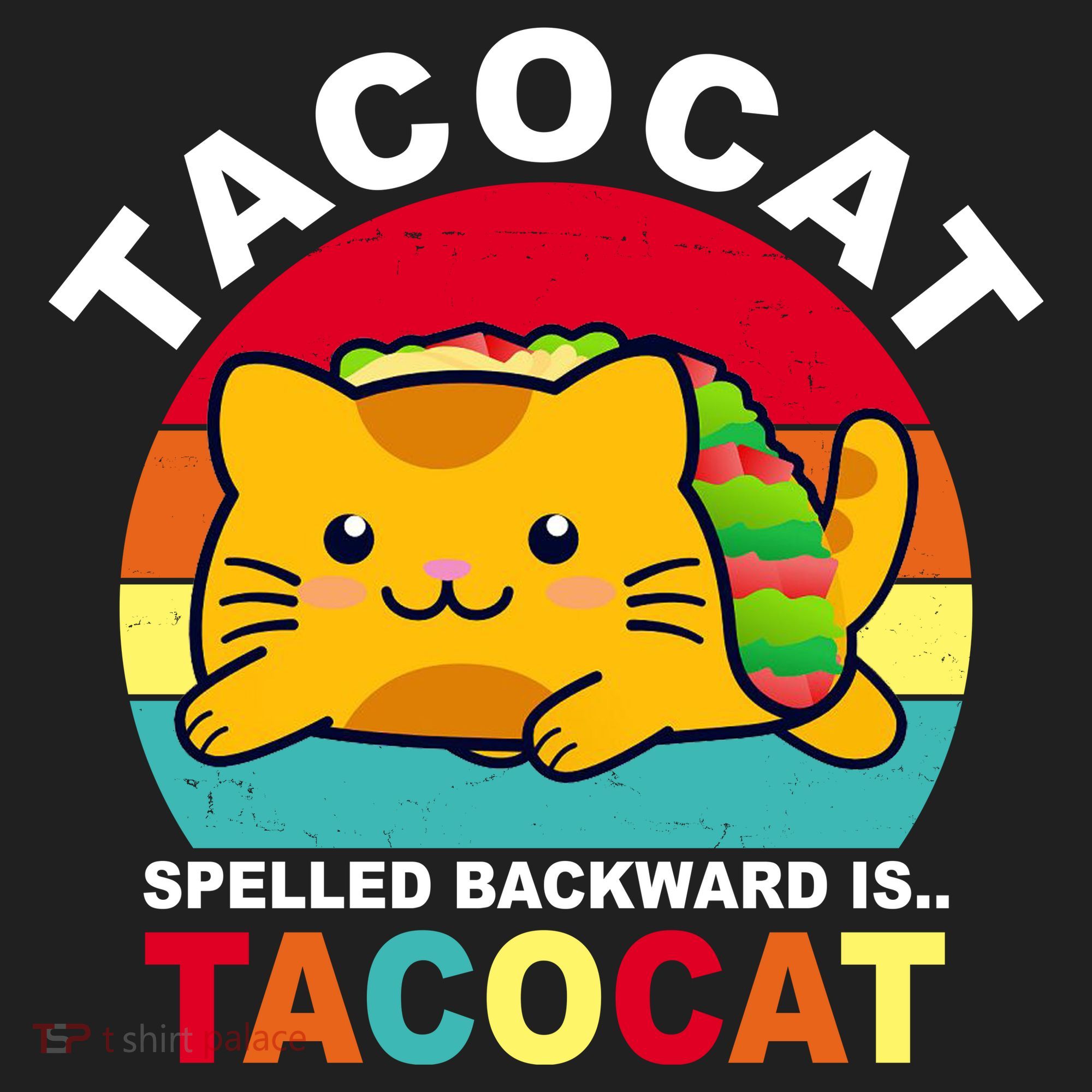 Tacocat Spelled Backward Is Tacocat Funny Beanie