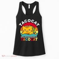 Tacocat Spelled Backward Is Tacocat Funny Women's Tank Top thumb 0