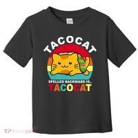 Tacocat Spelled Backward Is Tacocat Funny Toddler T-Shirt thumb 0