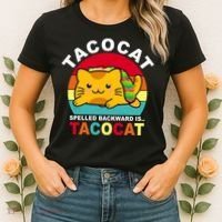 Tacocat Spelled Backward Is Tacocat Funny Women's T-Shirt thumb 2